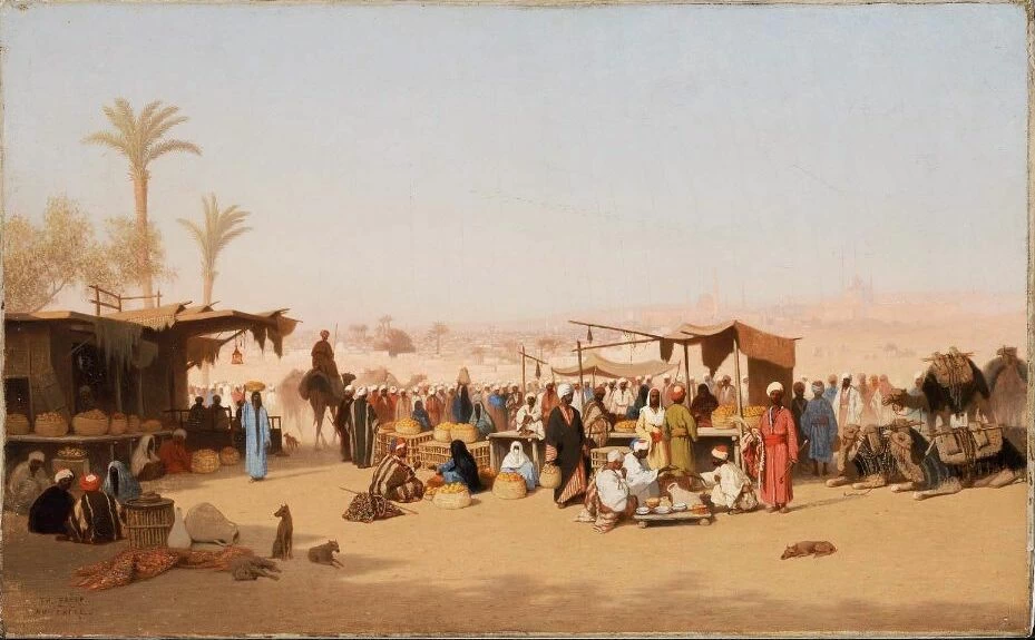 Scena di mercato al Cairo - Museum of Fine Arts Boston